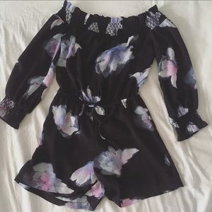 sold Bebe Floral Romper